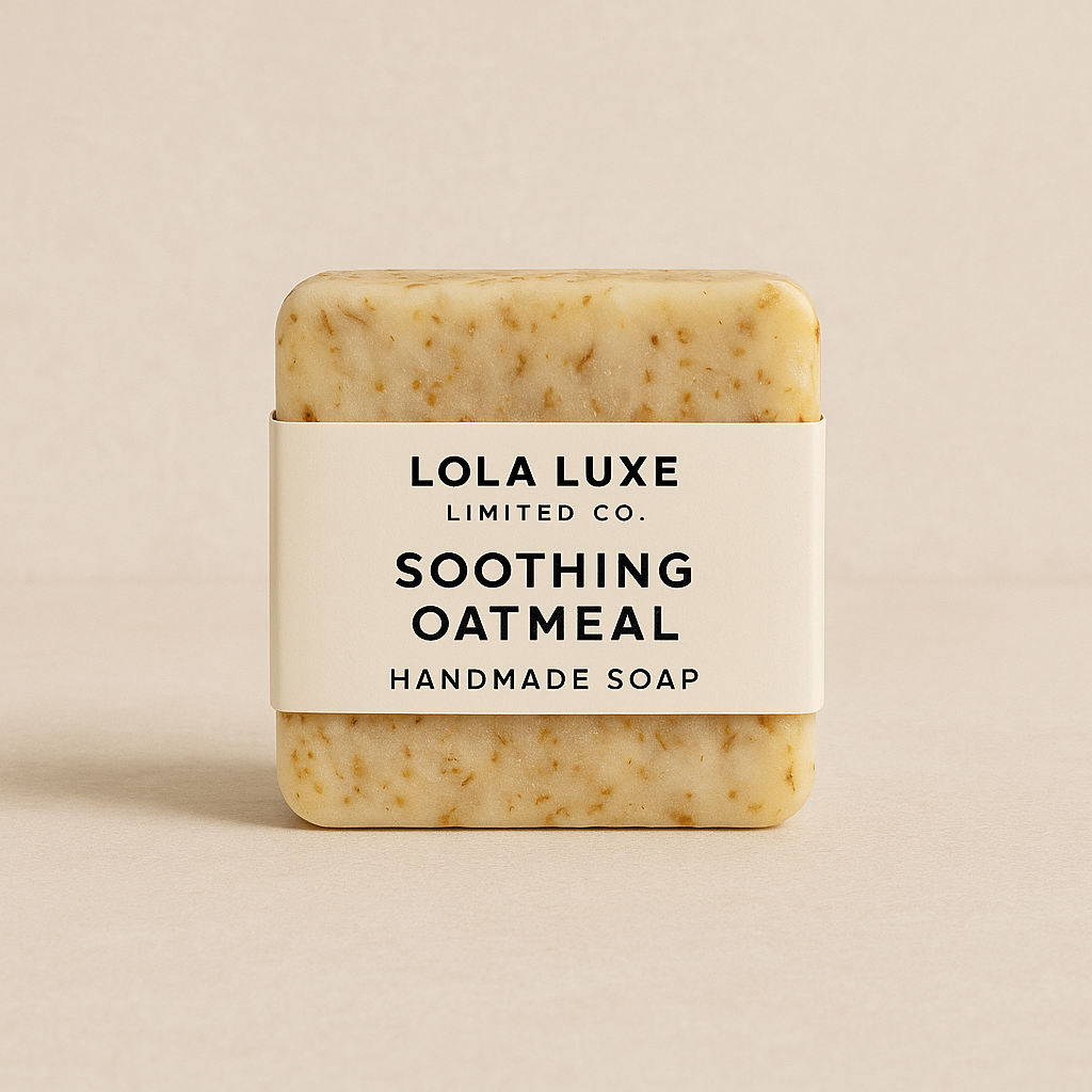 Soothing Oatmeal Exfoliating Handmade Soap