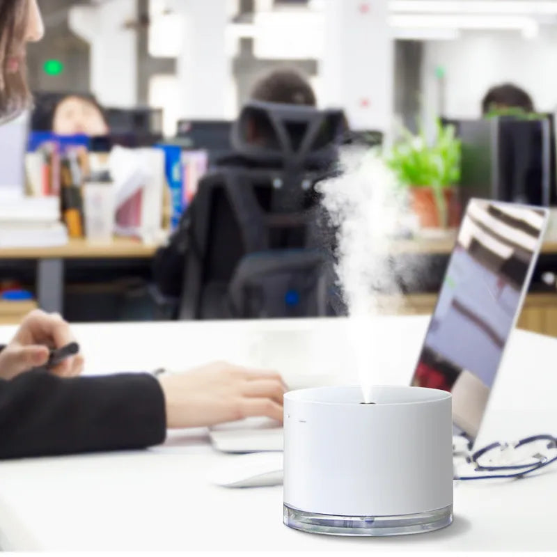 Portable Air Humidifier Wireless 2000mAh Usb Rechargeable Electric Night Lamp