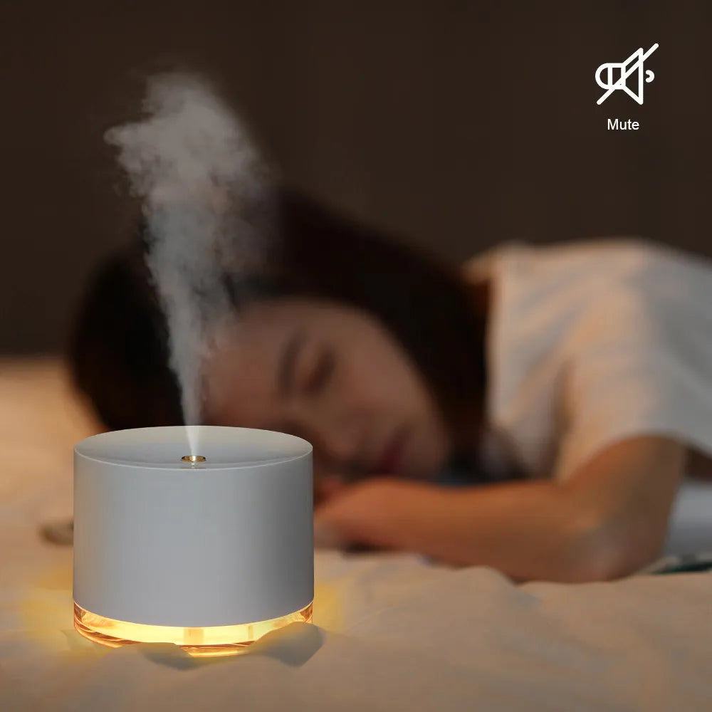 Portable Air Humidifier Wireless 2000mAh Usb Rechargeable Electric Night Lamp