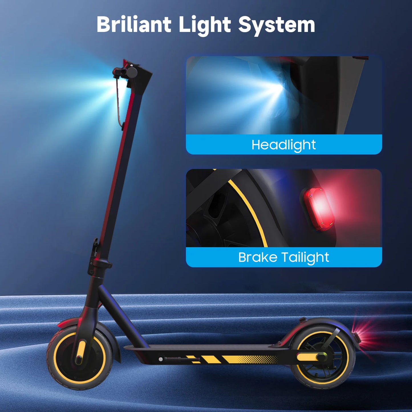 E Scooter Adult Folding Fast Electric Scooter 250w Big Powerful E-Scooter V10