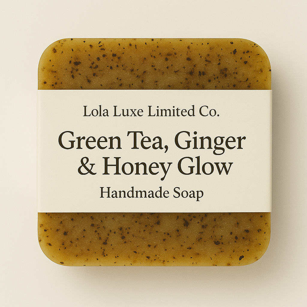 ✨ Green Tea, Ginger & Honey Glow Handmade Soap ✨