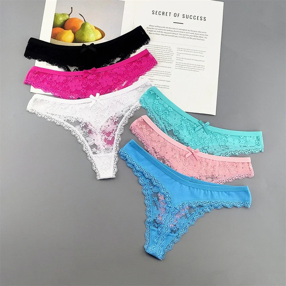 Cozy Lace T-Back Thongs for Women - Plus Size Lingerie