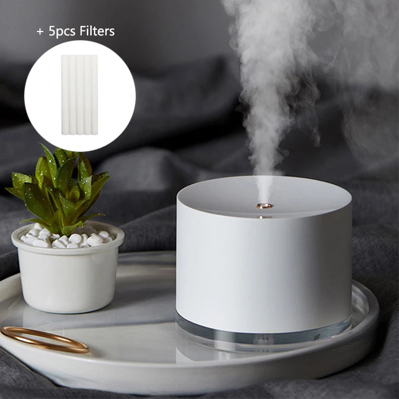 Portable Air Humidifier Wireless 2000mAh Usb Rechargeable Electric Night Lamp