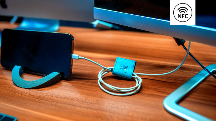 AgentSmart™️ | NFC Multitool Kabel Organizer | Blau-3