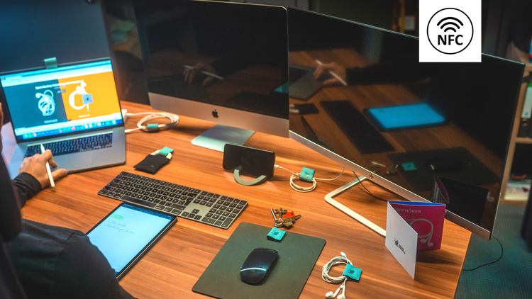 AgentSmart™️ | NFC Multitool Kabel Organizer | Blau-4