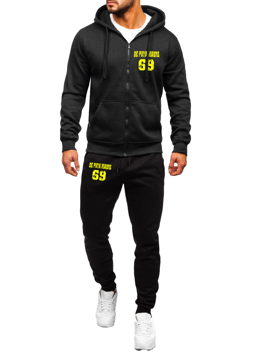 Sport Men's Tracksuit With Old School Logo