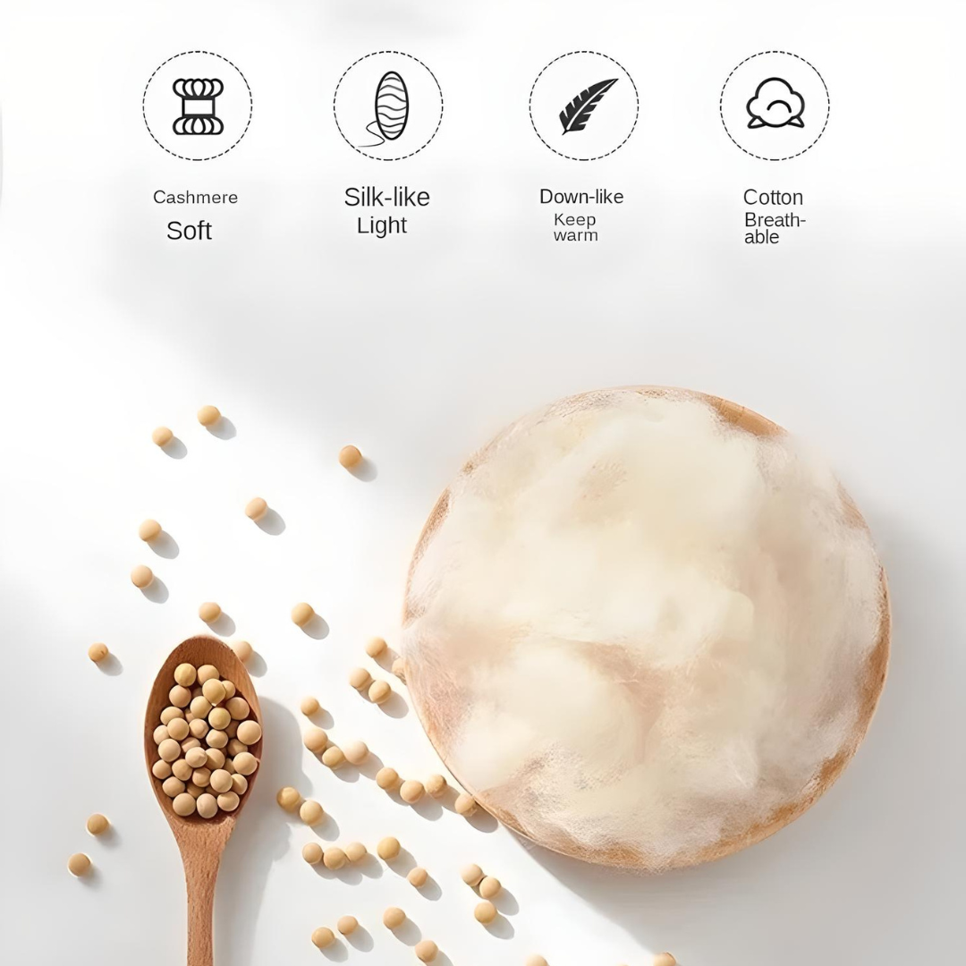 Lunarto SoyNatura Kudde Med Justerbar Komfort Och Sojabönsfiber Fyllning