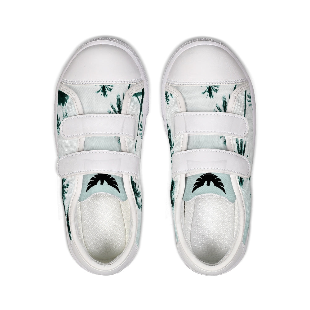 Hitta dina Coast Kids Canvas Palm Tree Sneaker Skor med kardborreband 