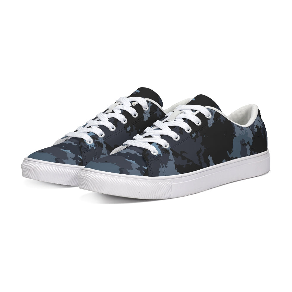 Men's Coast Camo Low Top Faux Leather Sneaker