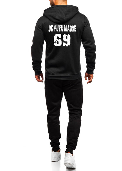 Sport Men's Tracksuit With Old School Logo