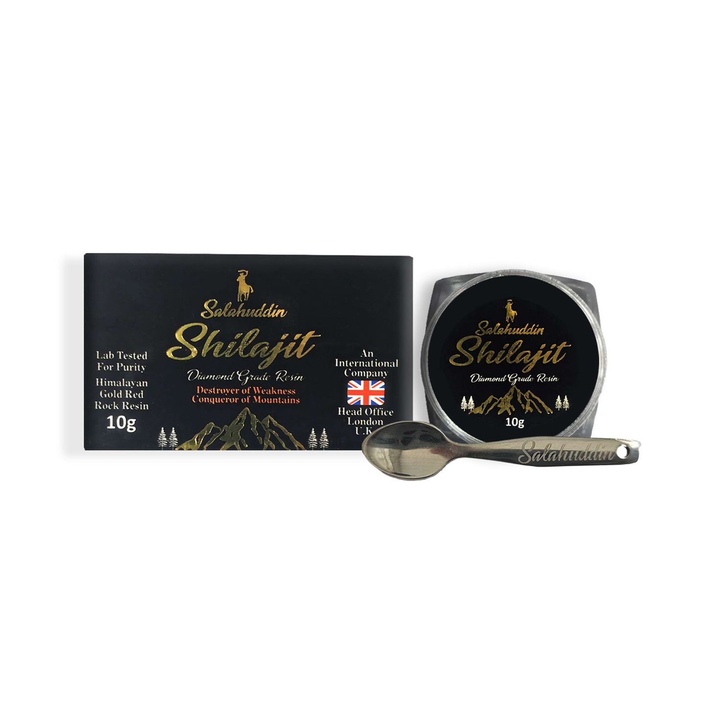 Salahuddin Shilajit Himalayan Resin 10g (ขนาดเทสเตอร์)