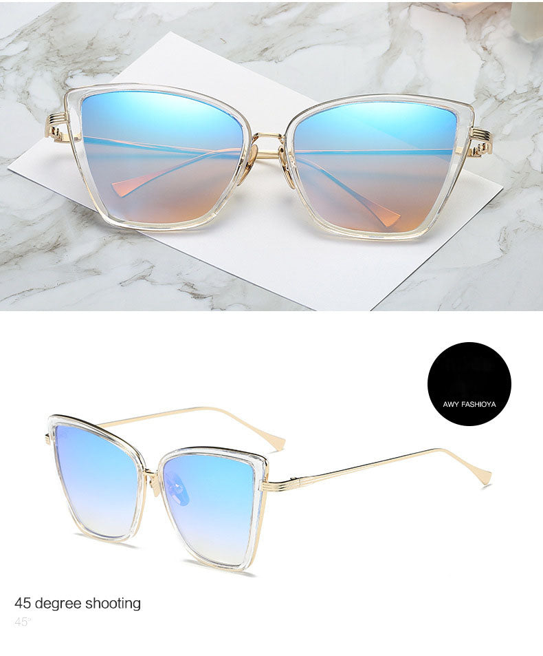 แว่นกันแดด Cateye Vintage แฟชั่น