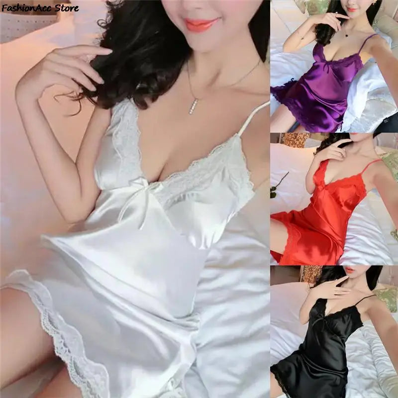Silk Sensation: Ladies Nightdress Lingerie Collection