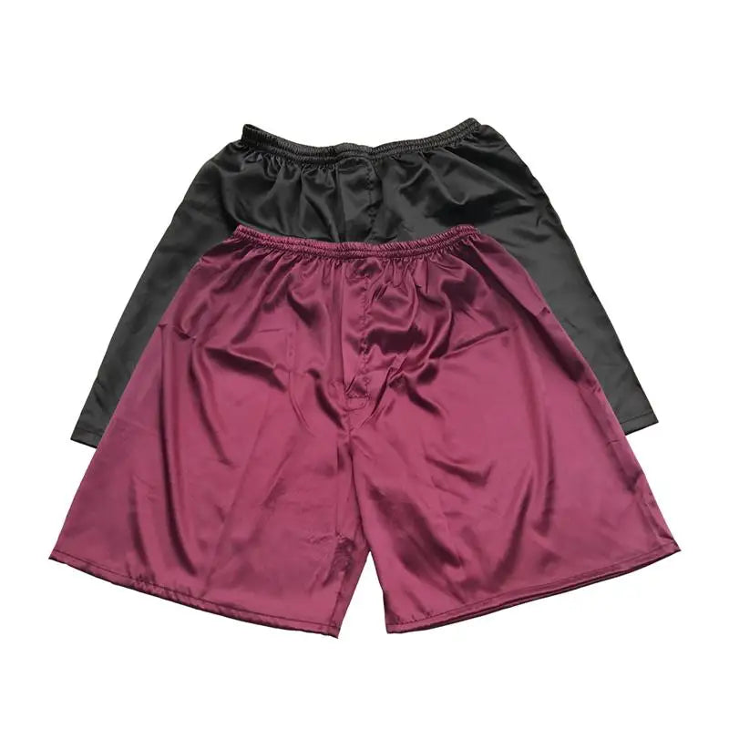 Tony&Candice 3pcs/Lot Men's Satin Silk Boxers