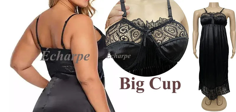 Starlit Solid Nightgown for African Women