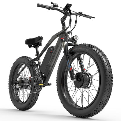 LANKELEISI i MG740 Plus E Bike จักรยานไฟฟ้ามอเตอร์คู่ Fat Bike