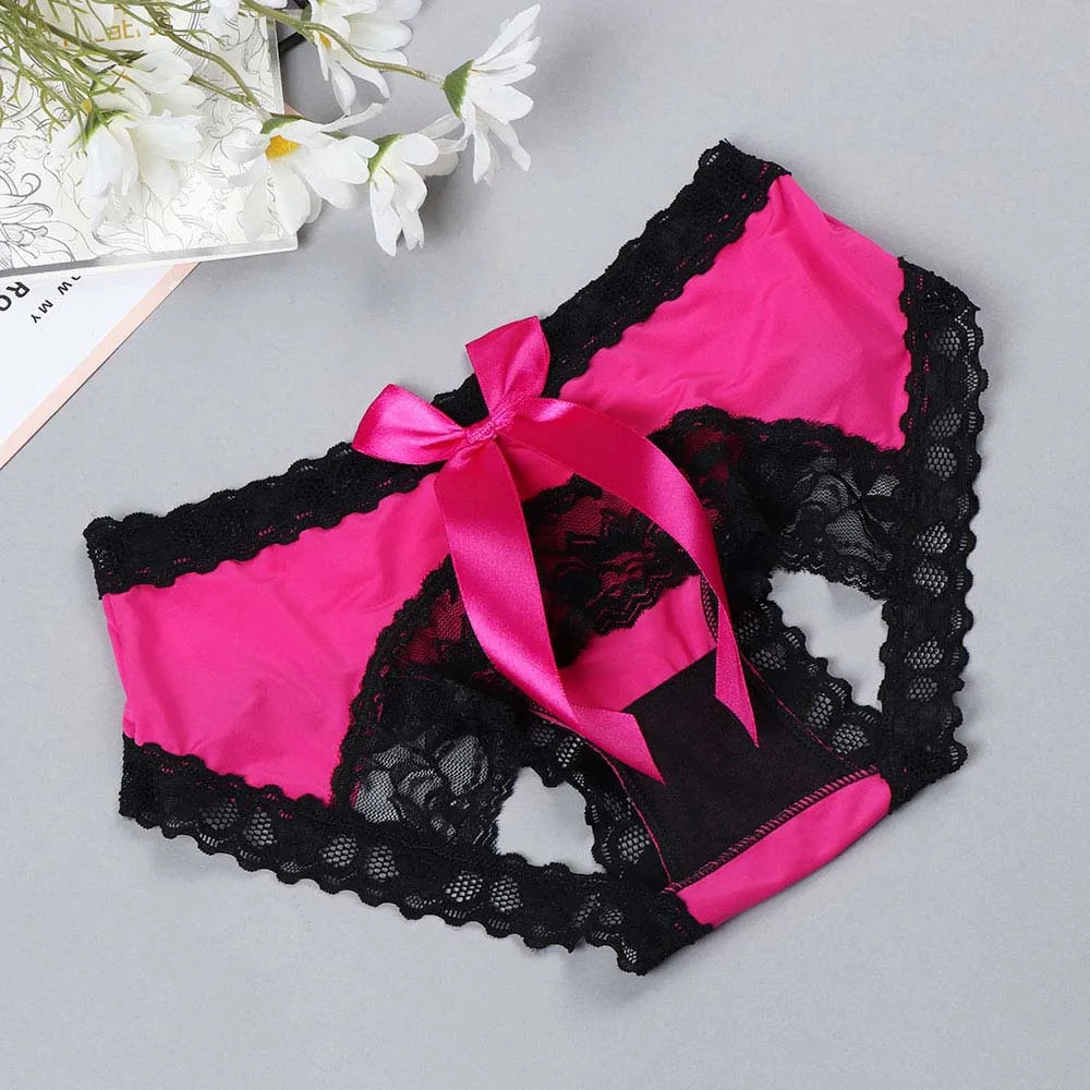 Bowknot Crotchless Hips