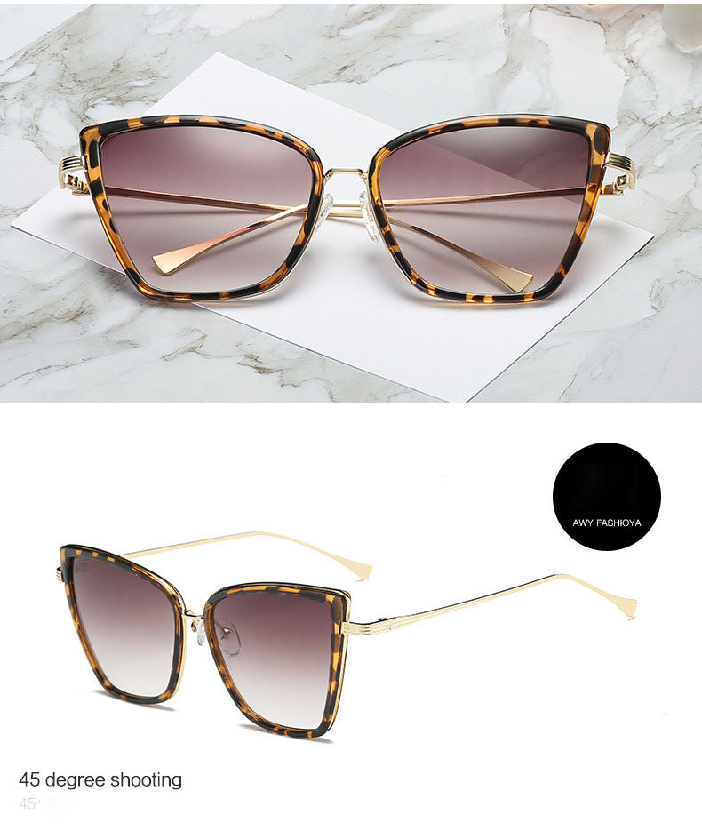 แว่นกันแดด Cateye Vintage แฟชั่น