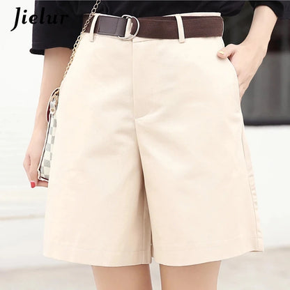 Jielur koreanskt mode Casual sommarshorts kvinnor