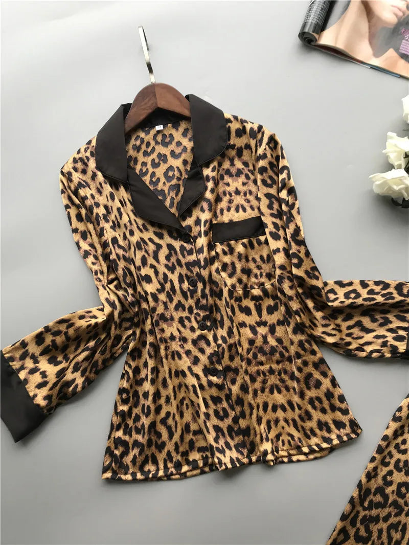 Silken Dreams Long Sleeve Pajamas Set