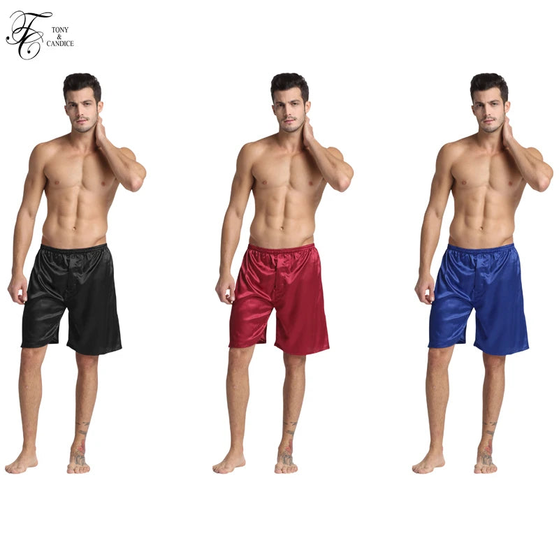 Tony&Candice Men Satin Silk Boxers 1 PCS
