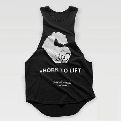 Men Tank Tops Rough Style