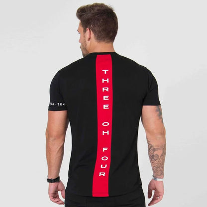 Kortärmad T-shirt för män för män Fitness Slim