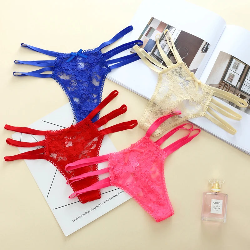 Luxe Lace G-String: Seductive Elegance for Her