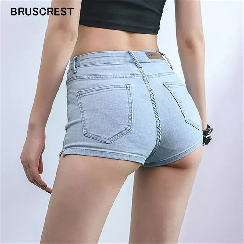 2022 Summer Jeans Mini High Waist Shorts