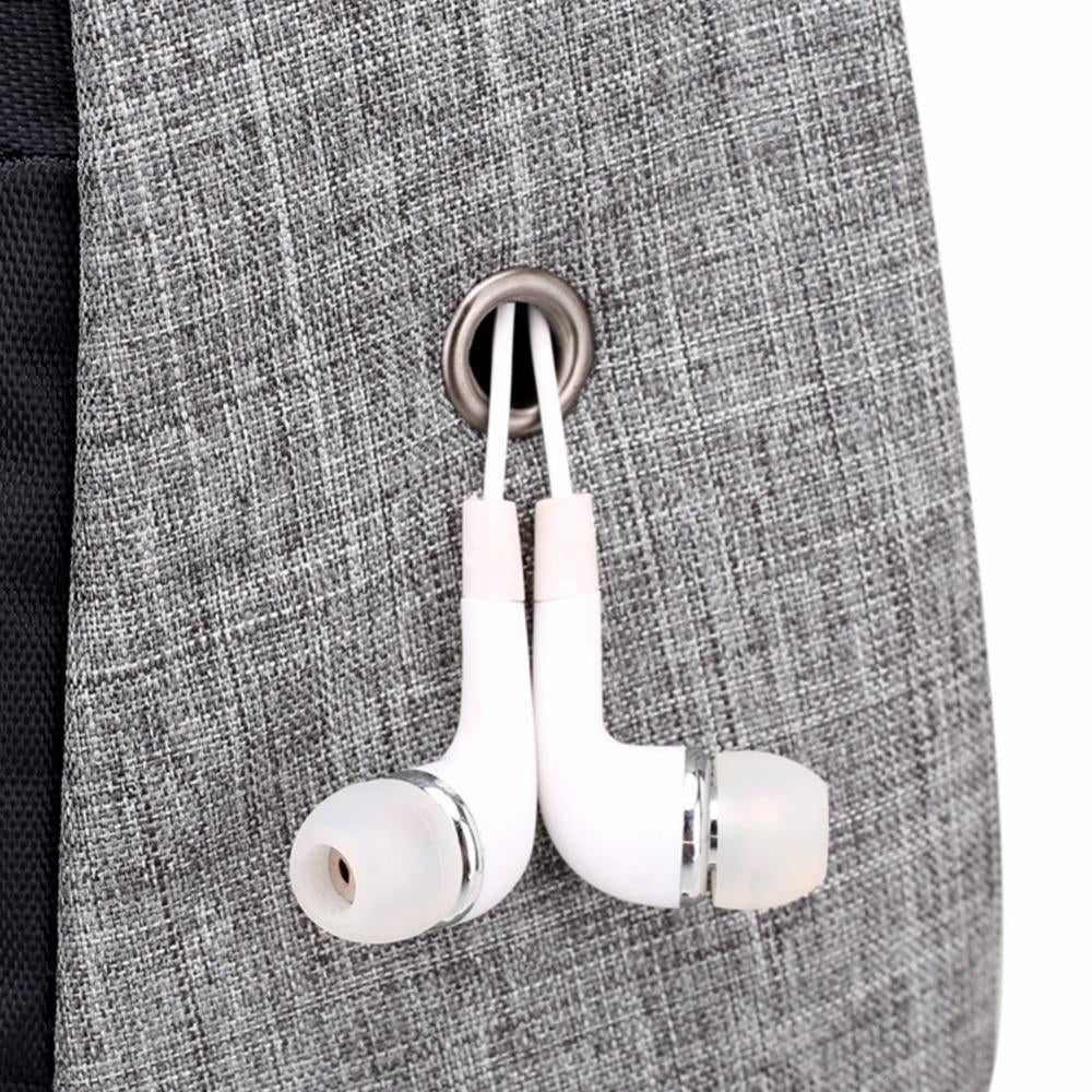 Antitheft External USB Charging Incline Shoulder Bag