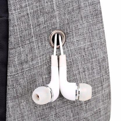 Antitheft External USB Charging Incline Shoulder Bag