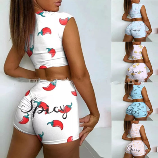 CozyDreams Short Pajama Set 2-Piece Sleepwear