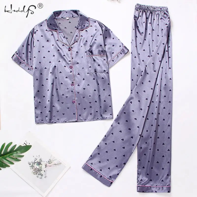 ChicDreams Women's Short Sleeve Pyjama Set
