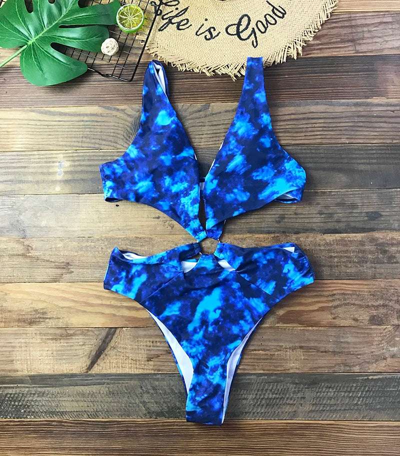 Tie Dye One Piece Swimsuit