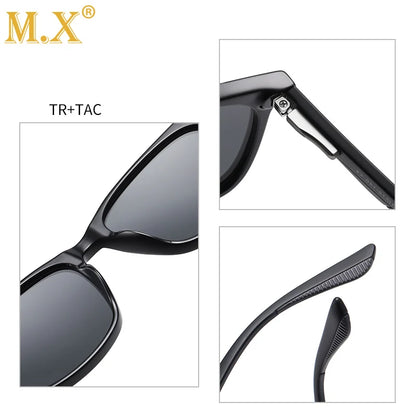 2025 New Polaroid Sunglasses Unisex Square Vintage Sun Glasses