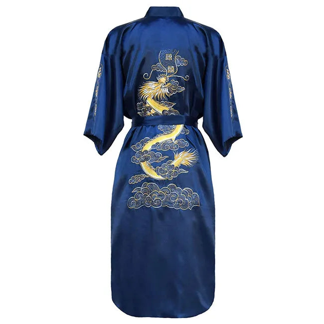 Luxury Kimono Bathrobe Gown Home Clothing Oversize 3XL