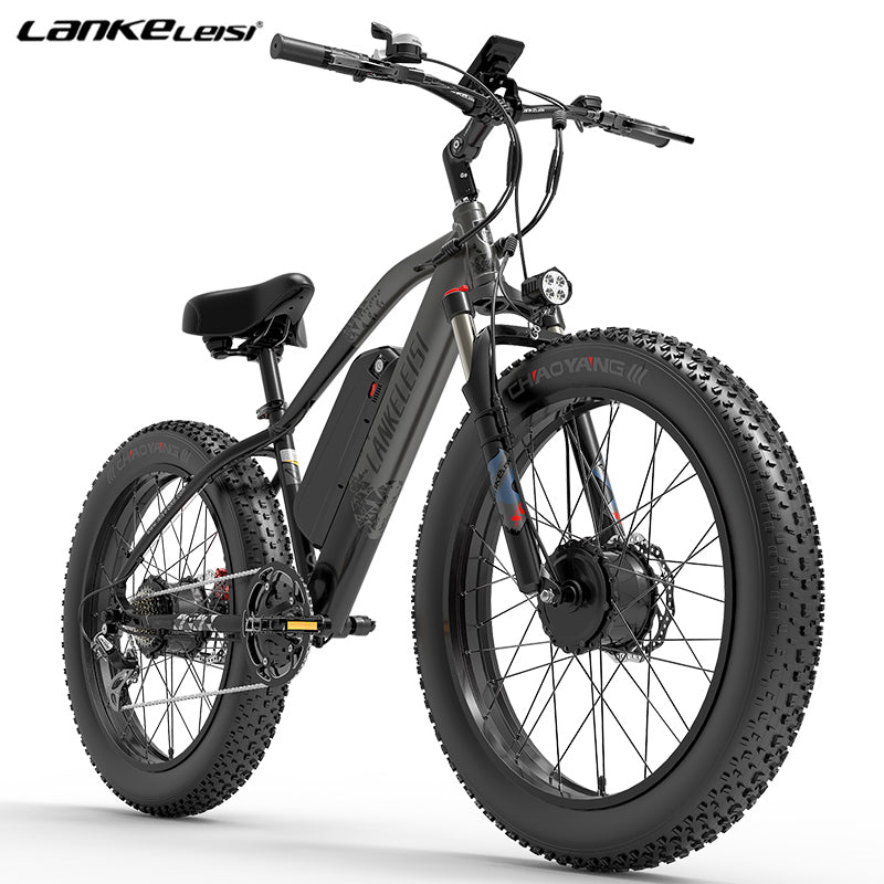 LANKELEISI i MG740 Plus E Bike จักรยานไฟฟ้ามอเตอร์คู่ Fat Bike