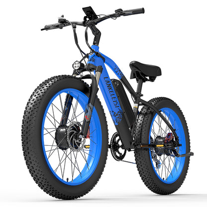 LANKELEISI i MG740 Plus E Bike จักรยานไฟฟ้ามอเตอร์คู่ Fat Bike