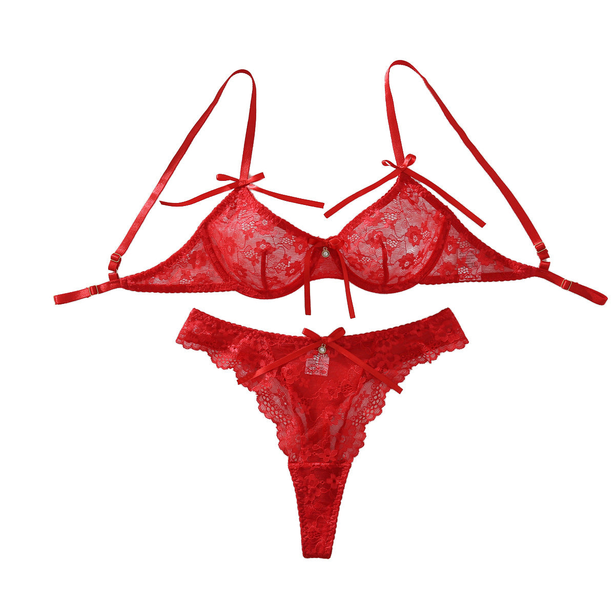 Upper East Lace Lingerie Set - Backless Seduction