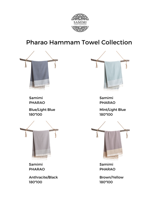 Mörkgrå hammam handduk med regnbågsfärgade ränder, bomull, strandvänlig och snabbtorkande.