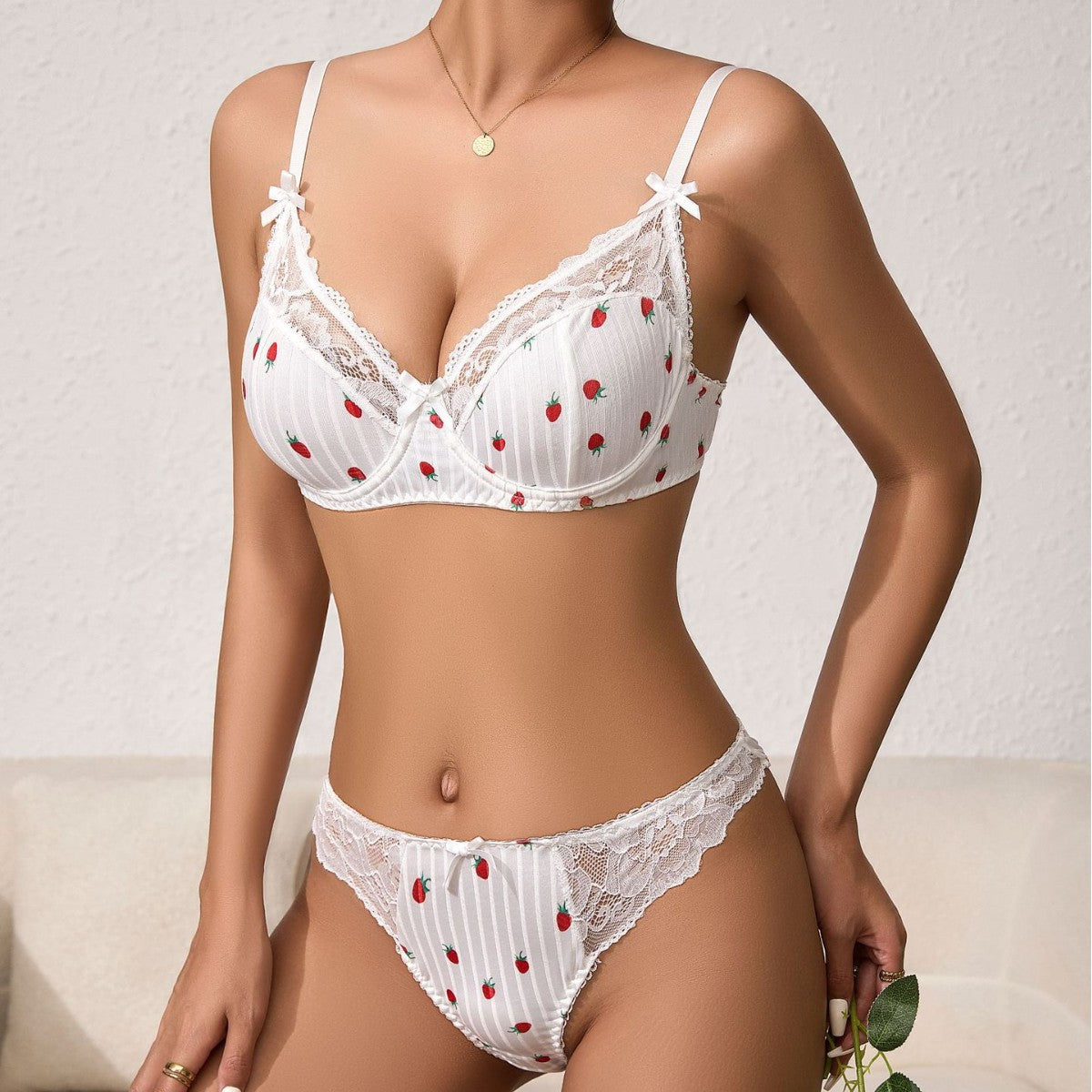 Village Charm Bra Set by BYMANYC