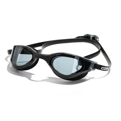 COPOZZ Professional Waterproof Plating Clear Double Anti-Fog Swim Glasses