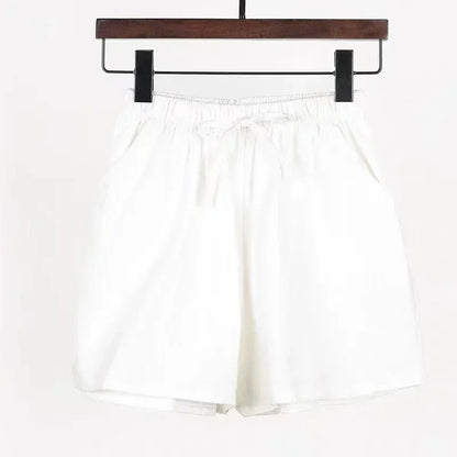 Cotton Linen Shorts Women's Sport Shorts