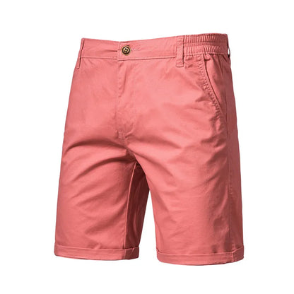 2021 New Summer 100% Cotton Solid Shorts