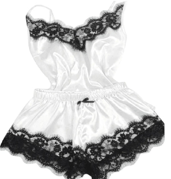 LuxeDream Satin Sleepwear Set