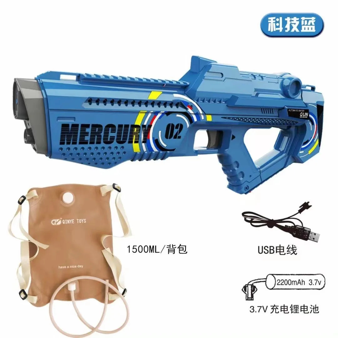 Fully Automatic Luminous Water Blaster Gun，Electric