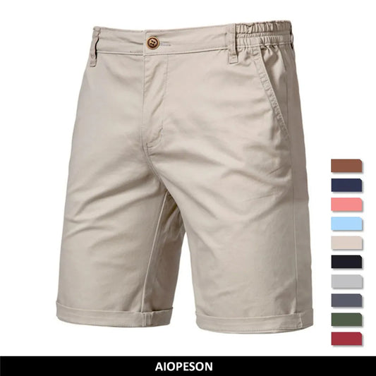 2021 New Summer 100% Cotton Solid Shorts