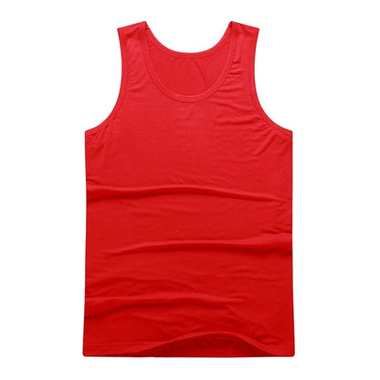 Men's Large Size High-Stretch Sleeveless Tops