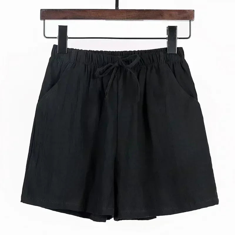 Cotton Linen Shorts Women's Sport Shorts