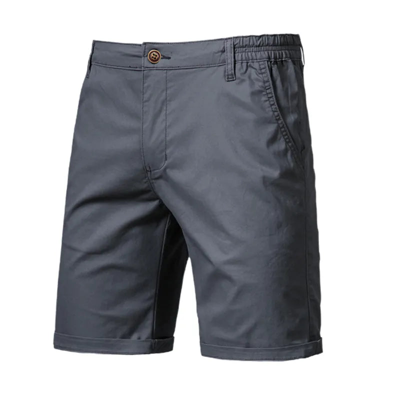 2021 New Summer 100% Cotton Solid Shorts